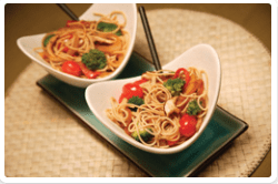 Spicy Asian pasta