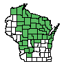 WI Distribution Map