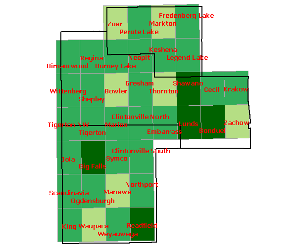 Total Species Region 14 Map