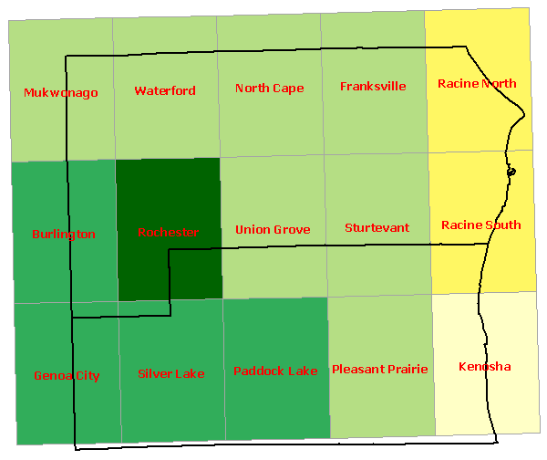 Total Species Region 25 Map