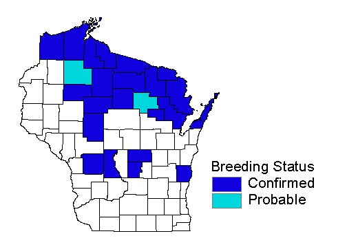 Northern Goshawk Map
