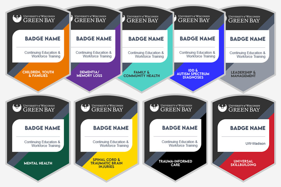 Certified Direct Care Professional digital badges